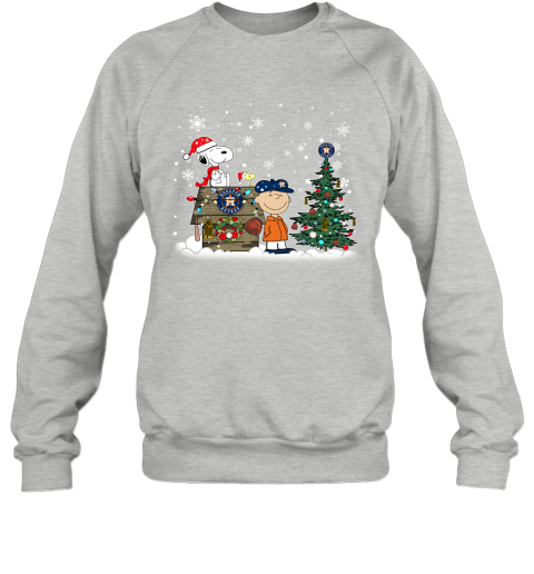 Snoopy Love Houston Astros Ugly Christmas Sweater