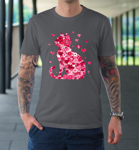 Funny Girls Cat Valentines Day Happy Meowentine's Day T-Shirt 6