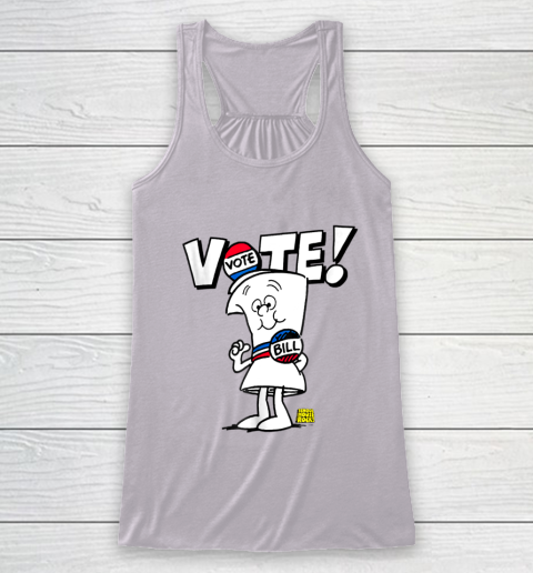 Schoolhouse Rock Vote with Bill Racerback Tank 3
