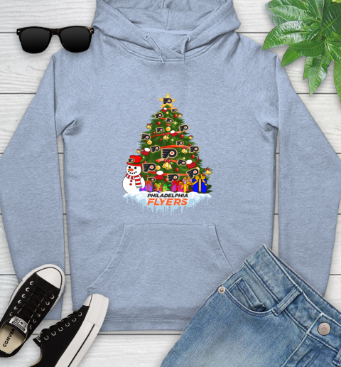 Philadelphia Flyers Merry Christmas NHL Hockey Sports Youth Hoodie 10