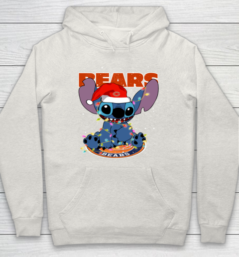 Chicago Bears NFL Football noel stitch Christmas Hoodie 8