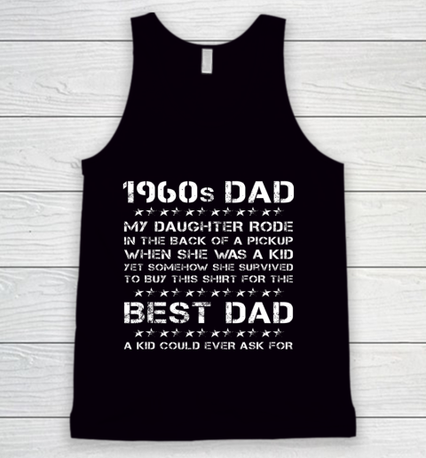Funny 1960s Dad Girl Dad And Daughter Father's Day Tank Top