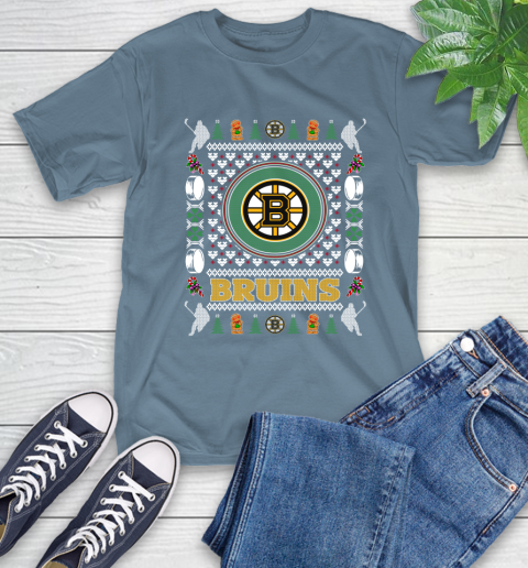 Boston Bruins Merry Christmas NHL Hockey Loyal Fan Ugly Shirt 8
