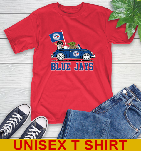 MLB Baseball Toronto Blue Jays Darth Vader Baby Yoda Driving Star Wars Shirt T-Shirt 10
