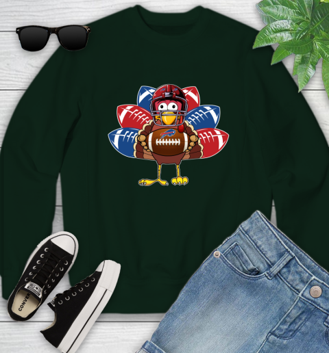 Buffalo Bills Turkey Thanksgiving Day Youth Sweatshirt 10