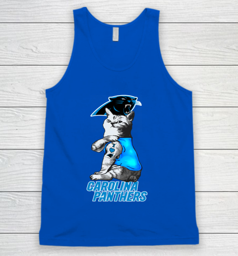 NFL Football My Cat Loves Carolina Panthers Tank Top 4