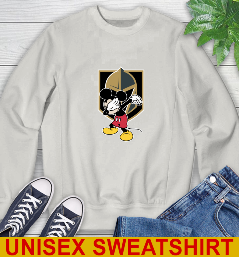 Vegas Golden Knights NHL Hockey Dabbing Mickey Disney Sports Sweatshirt 12