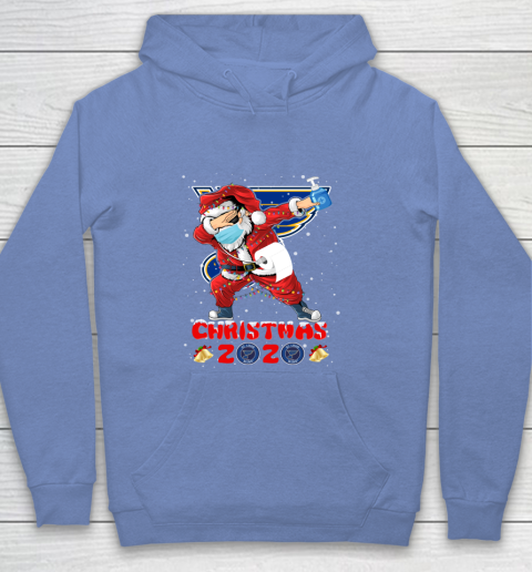 St.Louis Blues Funny Santa Claus Dabbing Christmas 2020 NHL Youth Hoodie 8