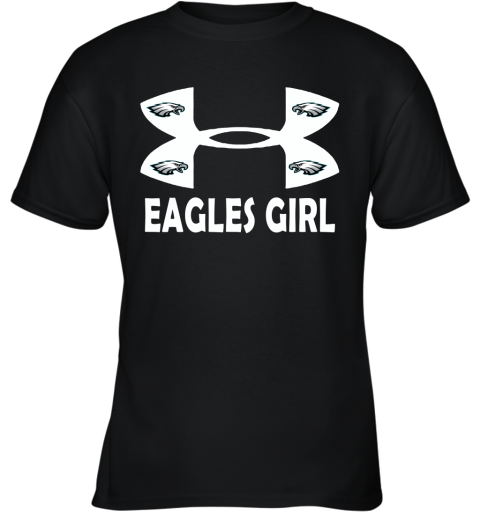 NFL Philadelphia Eagles Girl Under Armour Football Sports Youth T-Shirt