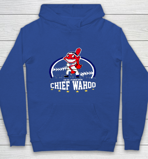 Chief Wahoo distressed Cleveland Youth Hoodie 6