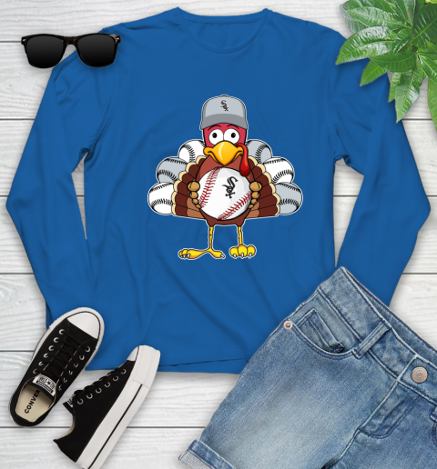 Chicago White Sox Turkey thanksgiving Youth Long Sleeve 9