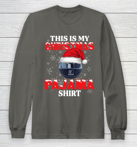 Memphis Grizzlies This Is My Christmas Pajama Shirt NBA Long Sleeve T-Shirt 5