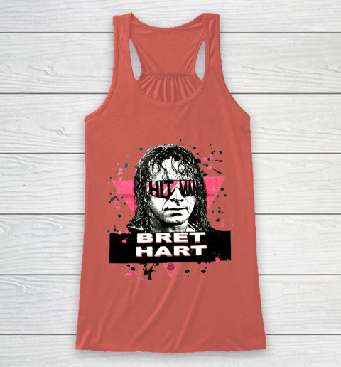 Hit man Bret Hart Hit Man WWE for fans and lovers Racerback Tank 2