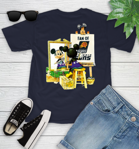 NBA Basketball Phoenix Suns Mickey Drawing Shirt 95