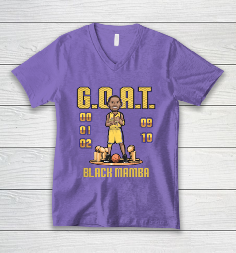 Kobe Bryant Goat V-Neck T-Shirt 9