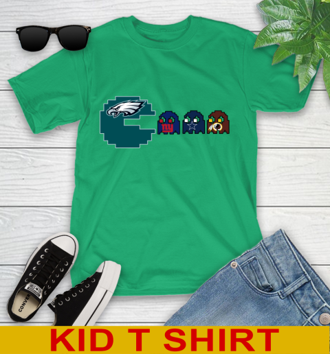 Philadelphia Eagles NFL Football Pac Man Champion Youth T-Shirt 6