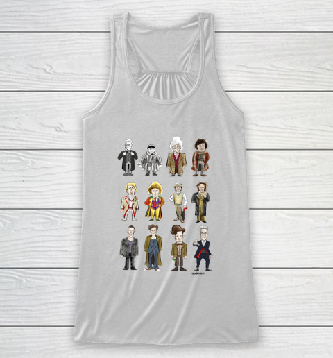 Doctor Who Shirt The 12 Doctors Racerback Tank