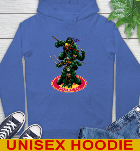 NBA Basketball Houston Rockets Teenage Mutant Ninja Turtles Shirt Hoodie 9