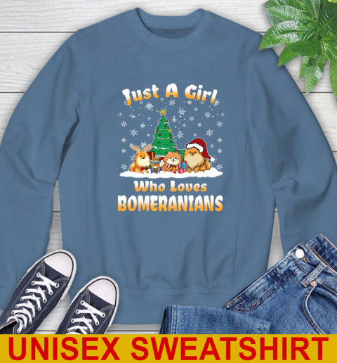 Christmas Just a girl who love pomeranians dog pet lover 34