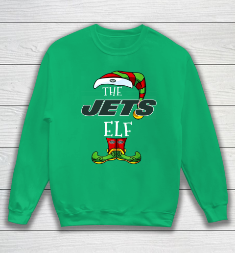 New York Jets Christmas ELF Funny NFL Sweatshirt 5