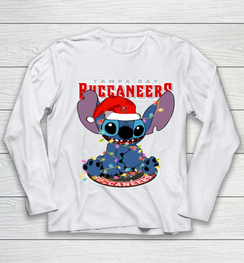 Tampa Bay Buccaneers NFL Football noel stitch Christmas Youth Long Sleeve