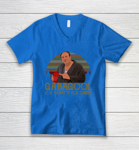 Gabagool  It's What's for Dinner V-Neck T-Shirt 5
