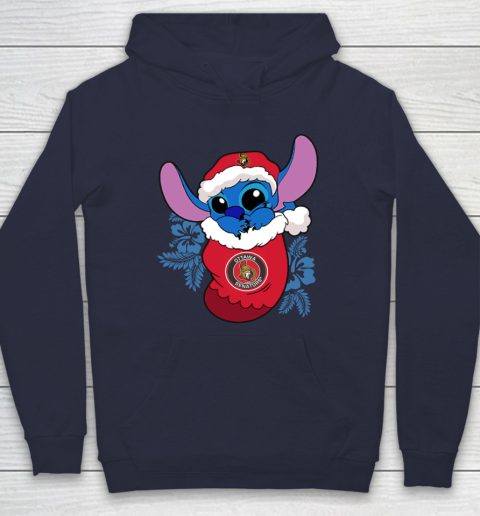 Ottawa Senators Christmas Stitch In The Sock Funny Disney NHL Hoodie 4