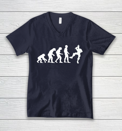 Fortnite Tshirt Human Evolution Take That L Emote Dance V-Neck T-Shirt 2
