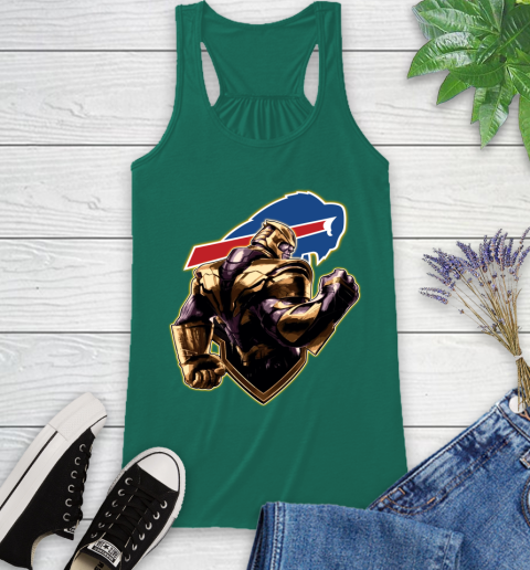 NFL Thanos Avengers Endgame Football Sports Buffalo Bills Racerback Tank 7