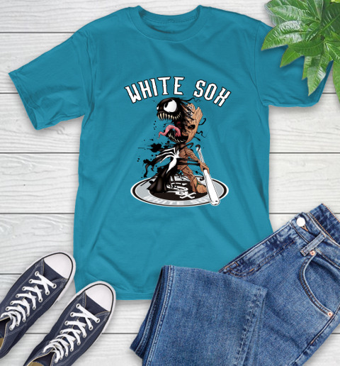 MLB Chicago White Sox Baseball Venom Groot Guardians Of The Galaxy T-Shirt 8