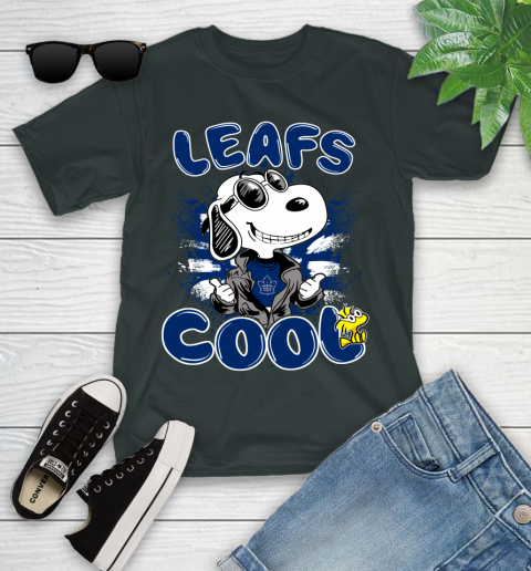 NHL Hockey Toronto Maple Leafs Cool Snoopy Shirt Youth T-Shirt 5