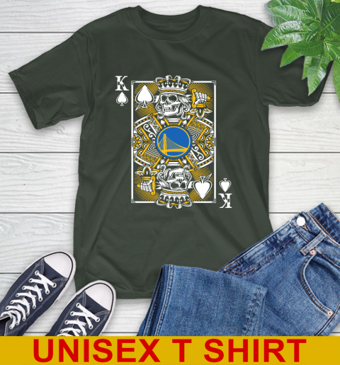 Golden State Warriors NBA Basketball The King Of Spades Death Cards Shirt T-Shirt 6