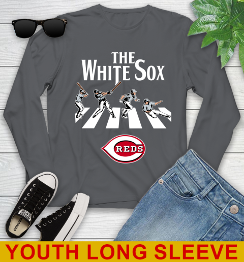 MLB Baseball Chicago White Sox The Beatles Rock Band Shirt Youth Long Sleeve 9