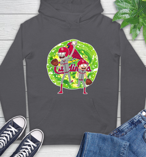 MLB St.Louis Cardinals Rick And Morty Baseball Sports Hoodie 7