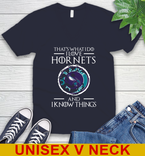 Charlotte Hornets NBA Basketball That's What I Do I Love My Team And I Know Things Game Of Thrones 48
