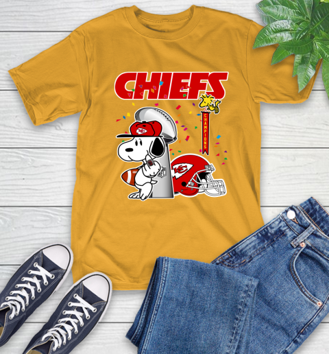 Kansas City Chiefs Champions Super Bowl 2020 Snoopy Middle Finger Shirt 3