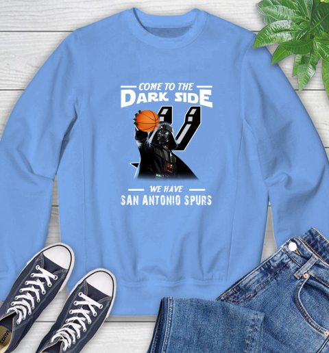 NBA Come To The Dark Side We Have San Antonio Spurs Star Wars Darth Vader Basketball Sweatshirt 11