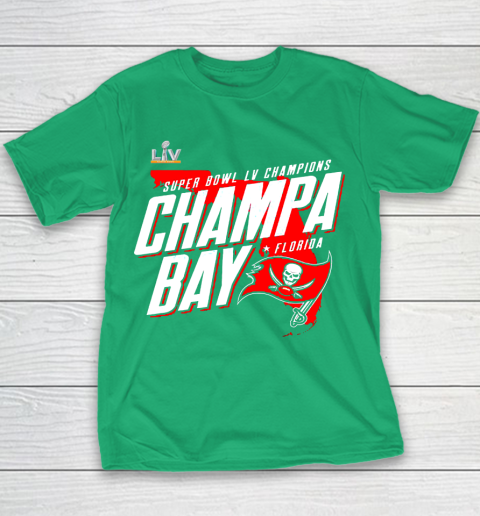 Champa Bay Tampa Bay Buccaneers Super Bowl LV Champions Youth T-Shirt 3
