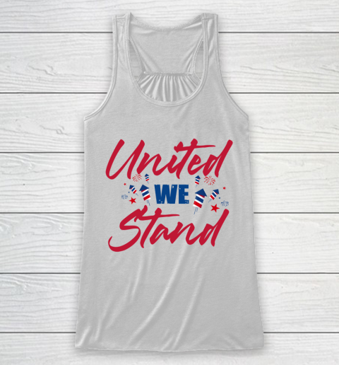Independence Day 4th Of July United We Stand Racerback Tank