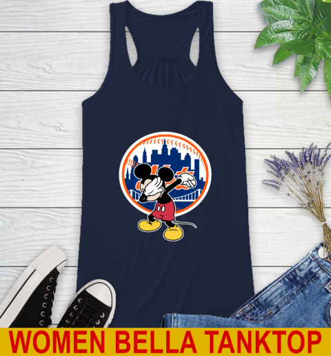 New York Mets MLB Baseball Dabbing Mickey Disney Sports Racerback Tank 11