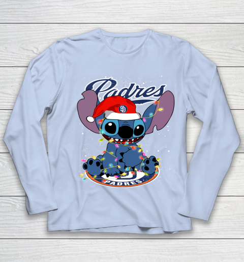 San Diego Padres MLB noel stitch Baseball Christmas Youth Long Sleeve 5