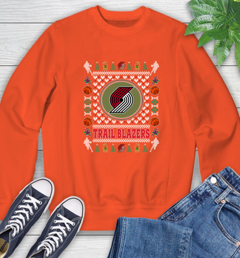 Portland Trail Blazers Merry Christmas NBA Basketball Loyal Fan Ugly Shirt 27