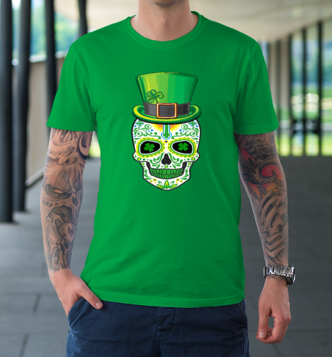 Skull St Patricks Day Irish Funny Saint Patricks Day Of Dead T-Shirt 13