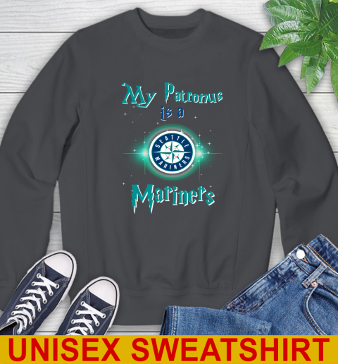 MLB Baseball Harry Potter My Patronus Is A Seattle Mariners Sweatshirt 7
