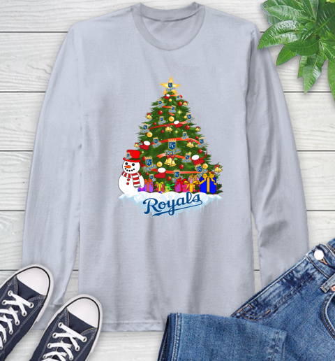 Kansas City Royals Merry Christmas MLB Baseball Sports Long Sleeve T-Shirt 6