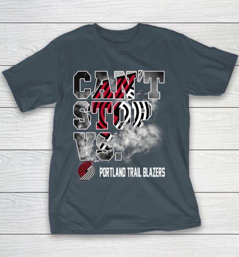 NBA Portland Trail Blazers Basketball Can't Stop Vs Youth T-Shirt 5