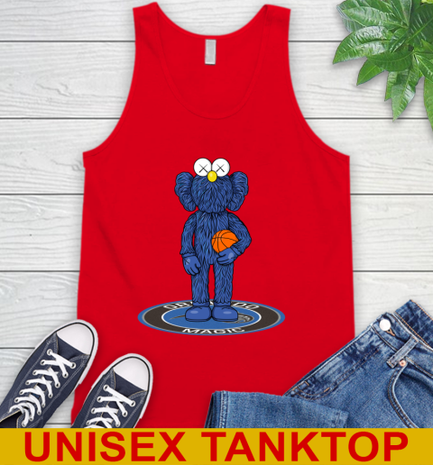 NBA Basketball Orlando Magic Kaws Bff Blue Figure Shirt Tank Top 6