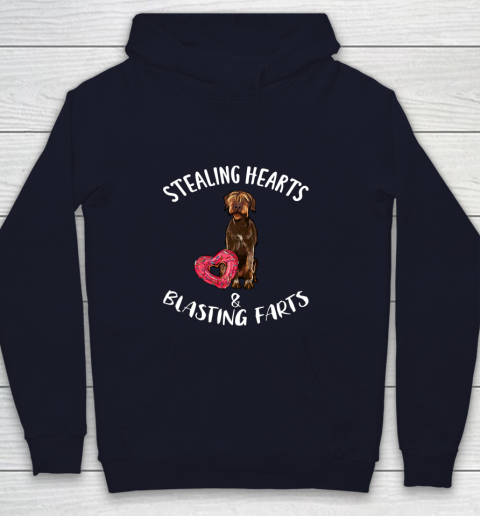 Stealing Hearts Blasting Farts Wirehaired Pointing Griffon Youth Hoodie 2