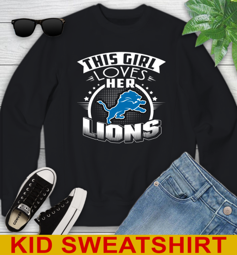Detroit Lions NFL Football This Girl Loves Her Team 109