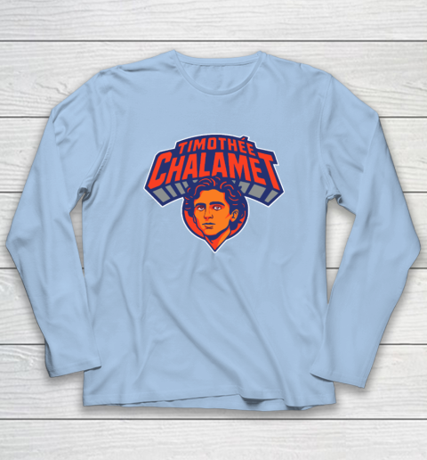 Timothee Chalamet New York Knicks Long Sleeve T-Shirt 5